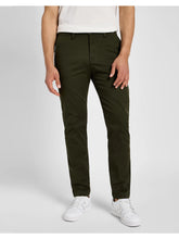 Męskie Spodnie Materiałowe Lee Slim Chino Olive Night 112355772 L71L016192
